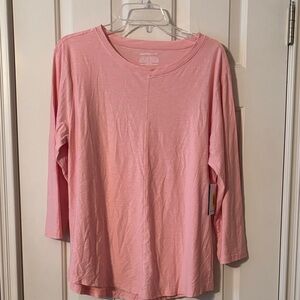 Westbound Light Pink Long Sleeve Tee